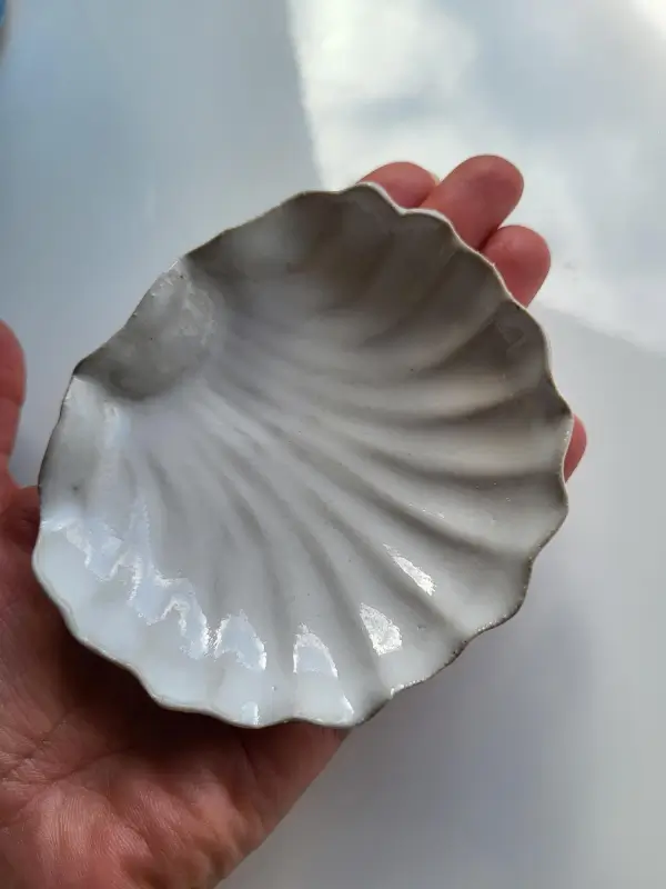 handmade ceramic sea theme platter