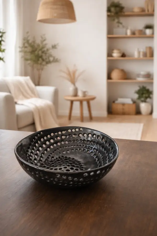 Spiral Fruit vase at home slow living