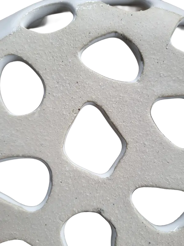 White Ceramic Fruit Bowl - Image 6